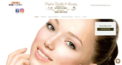 Desktop Screenshot of hydrohealthandbeauty.co.uk